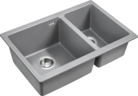 Мойка кухонная Emar Quartz EMQ-2665.PL Алмаз Мойка кухонная Emar Quartz EMQ-2665.PL Алмаз