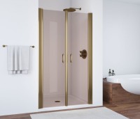 Душевая дверь в нишу Vegas Glass E2P 95 05 05 профиль бронза, стекло бронза