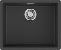 Комплект Мойка Omoikiri Yamakawa 55Т Integra-BL черная + Измельчитель Nagare 750