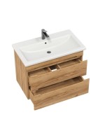 Тумба под раковину без столешницы SanStar Diva 80 подвесная, Gold Kraft