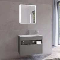 Мебель для ванной комнаты Keuco Stageline 32862 80 см, инокс матовый