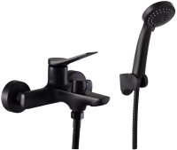 Смеситель для ванны с душем Fashun A3286-7 матовый черный