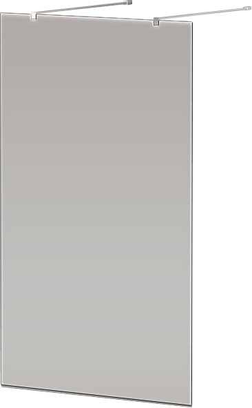 Душевая перегородка Cezares Liberta -L-2-80-120-GR-Cr профиль хром, стекло серое