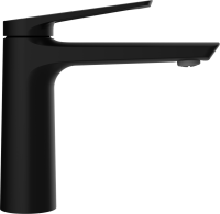 Смеситель для раковины STWORKI Вирклунд S05010BK матовый черный