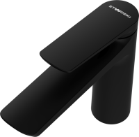 Смеситель для раковины STWORKI Вирклунд S05010BK матовый черный