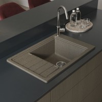 Мойка кухонная Domaci Римини DG U-435 бежевая Мойка кухонная Domaci Римини DG U-435 бежевая