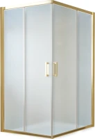Душевой уголок Vegas Glass ZA-F Tur Novo 110*100 09 10 профиль золото, стекло сатин