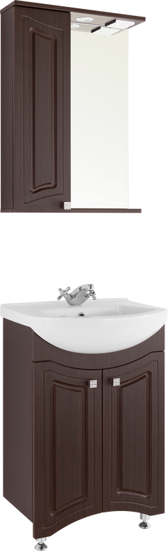 Мебель для ванной комнаты Vod-Ok Адам 55 венге