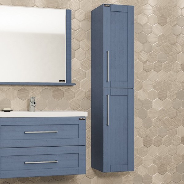 Шкаф пенал для ванной СаНта Венера 30 дуб адриатика