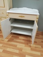 Тумба под умывальник Империя Н 85 Слоновая кость с золотой патиной (37) Тумба под умывальник Империя Н 85 Слоновая кость с золотой патиной (37)