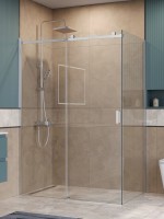 Душевой уголок BelBagno Soft Close-2 AH-1-140/90-C-Cr профиль хром