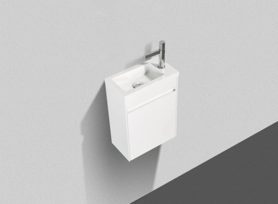 Тумба под раковину BelBagno Pietra Mini 46 L bianco lucido