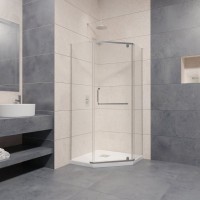 Душевой уголок RGW Passage PA-081 80х80, профиль хром, стекло прозрачное