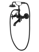 Смеситель для ванны с душем Wonzon & Woghand Retro WW-88639020-MB матовый черный