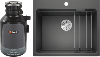 Комплект Мойка Blanco Etagon 6 темная скала + Измельчитель Bort Alligator Комплект Мойка Blanco Etagon 6 темная скала + Измельчитель Bort Alligator