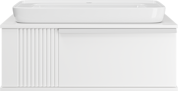 Тумба под раковину Brevita Savoy 90 подвесная, белая