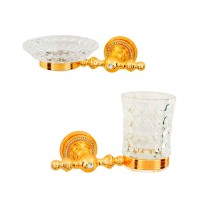 Набор Стакан Boheme Imperiale 10404 + Мыльница 10403 Набор Стакан Boheme Imperiale 10404 + Мыльница 10403