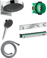 Душевой комплект Hansgrohe Rainfinity 250 (3 jet) 26232000 + 26864000 + 28272000 + 15357000 + 15312180