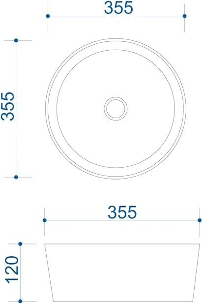 Тумба с раковиной Teymi Ritta 55 дуб эврика, матовая белая, раковина Lina D35