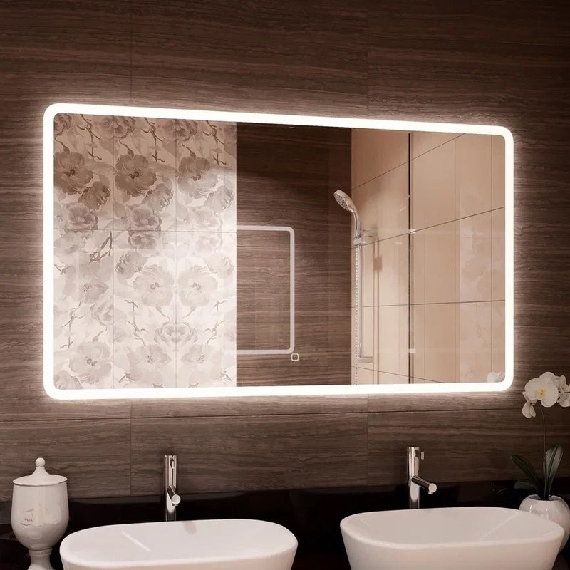 Зеркало CONTINENT Demure 120х70, с подсветкой