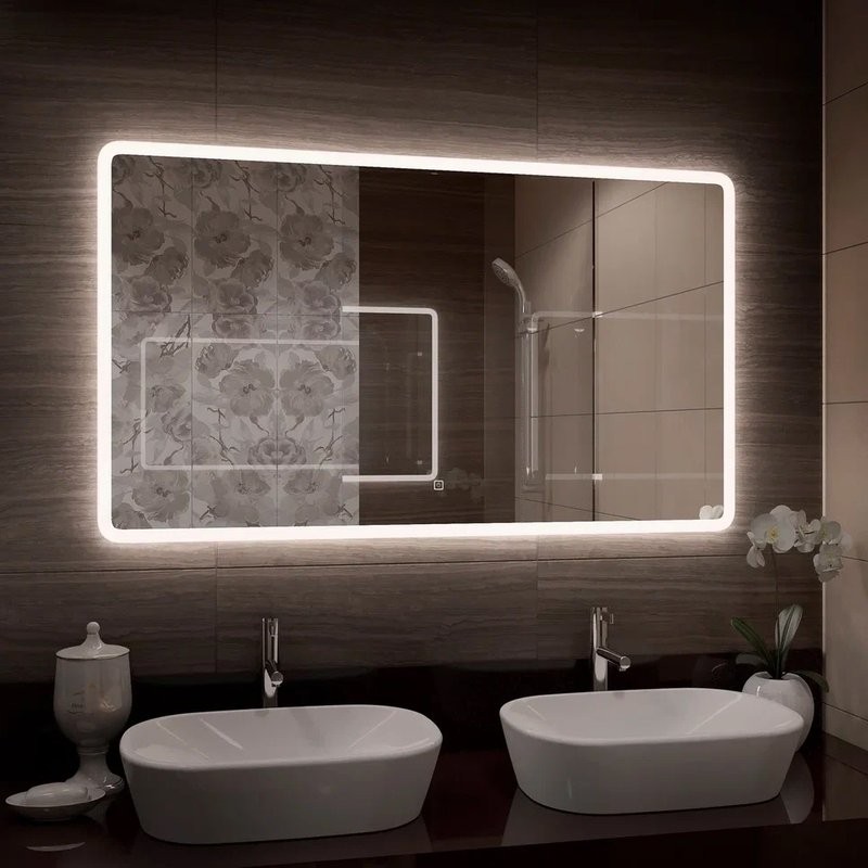 Зеркало CONTINENT Demure 120х70, с подсветкой