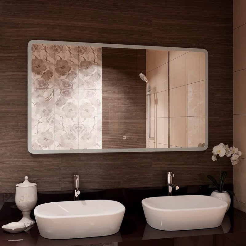 Зеркало CONTINENT Demure 120х70, с подсветкой