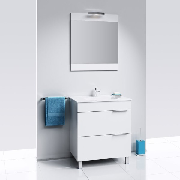 Мебель для ванной комнаты Aqwella Brig 75 напольная, белая