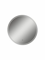 Зеркало круглое CONTINENT Led Lumina 60х60 см, бесконтактный сенсор, с холодной подсветкой