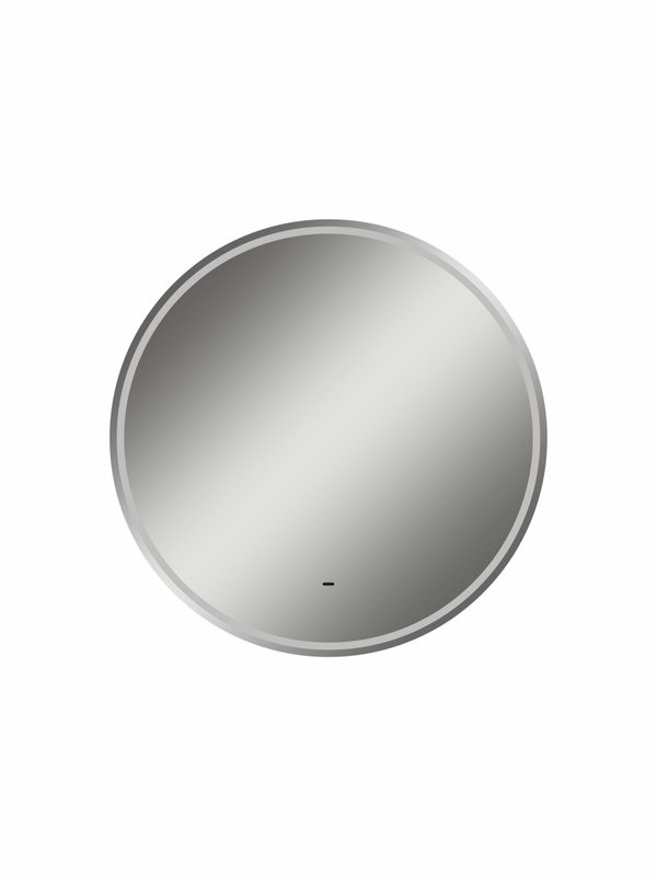 Зеркало круглое CONTINENT Led Lumina 60х60 см, бесконтактный сенсор, с холодной подсветкой