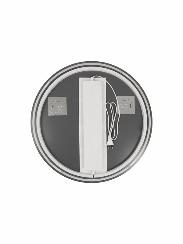 Зеркало круглое CONTINENT Led Lumina 60х60 см, бесконтактный сенсор, с холодной подсветкой