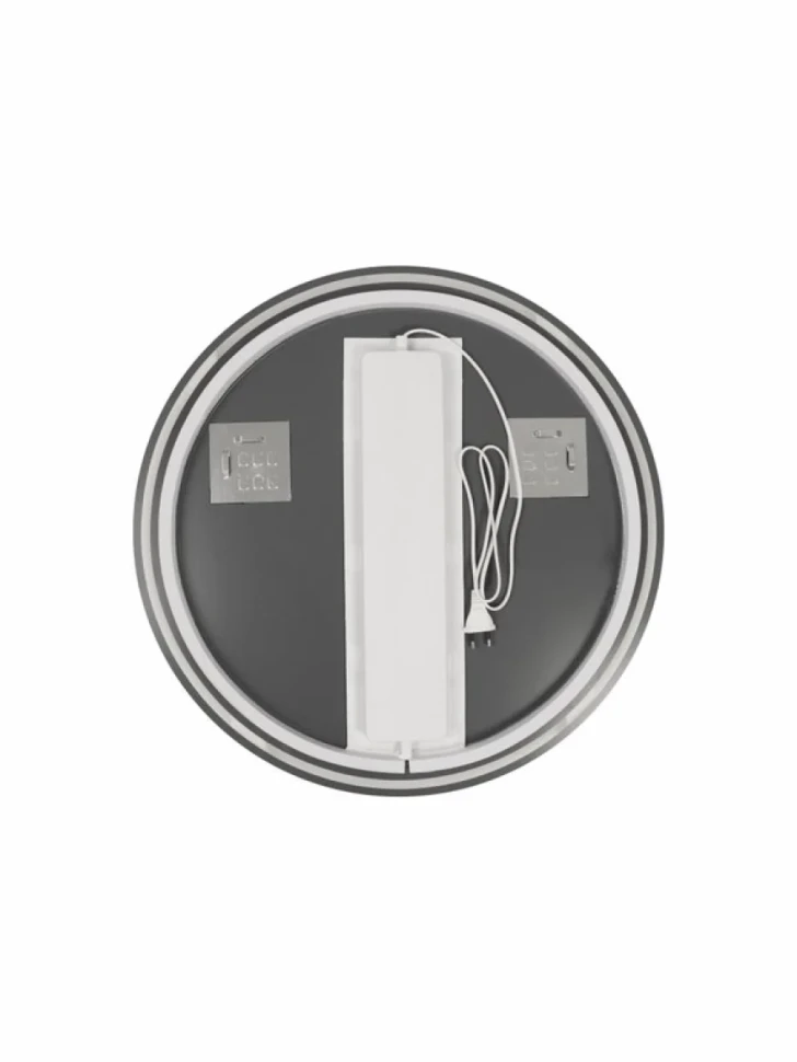 Зеркало круглое CONTINENT Led Lumina 60х60 см, бесконтактный сенсор, с холодной подсветкой