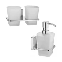 Набор Стакан Wasserkraft Leine K-5028D + Дозатор K-5099 Набор Стакан Wasserkraft Leine K-5028D + Дозатор K-5099