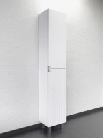 Шкаф-пенал для ванной Comforty Лима 35Н матовый белый Шкаф-пенал для ванной Comforty Лима 35Н матовый белый
