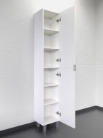 Шкаф-пенал для ванной Comforty Лима 35Н матовый белый Шкаф-пенал для ванной Comforty Лима 35Н матовый белый