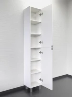 Шкаф-пенал для ванной Comforty Лима 35Н матовый белый Шкаф-пенал для ванной Comforty Лима 35Н матовый белый