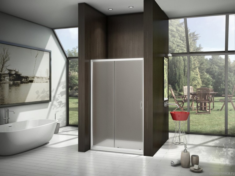 Душевая дверь в нишу Good Door Latte WTW-120-G-WE
