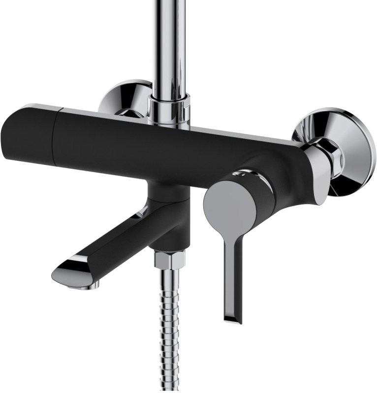 Душевая стойка Haiba HB805-7 черная