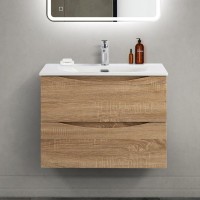 Тумба под раковину BelBagno Marino-cer-mini 70 подвесная, rovere bianco