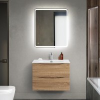 Тумба под раковину BelBagno Marino-cer-mini 70 подвесная, rovere bianco