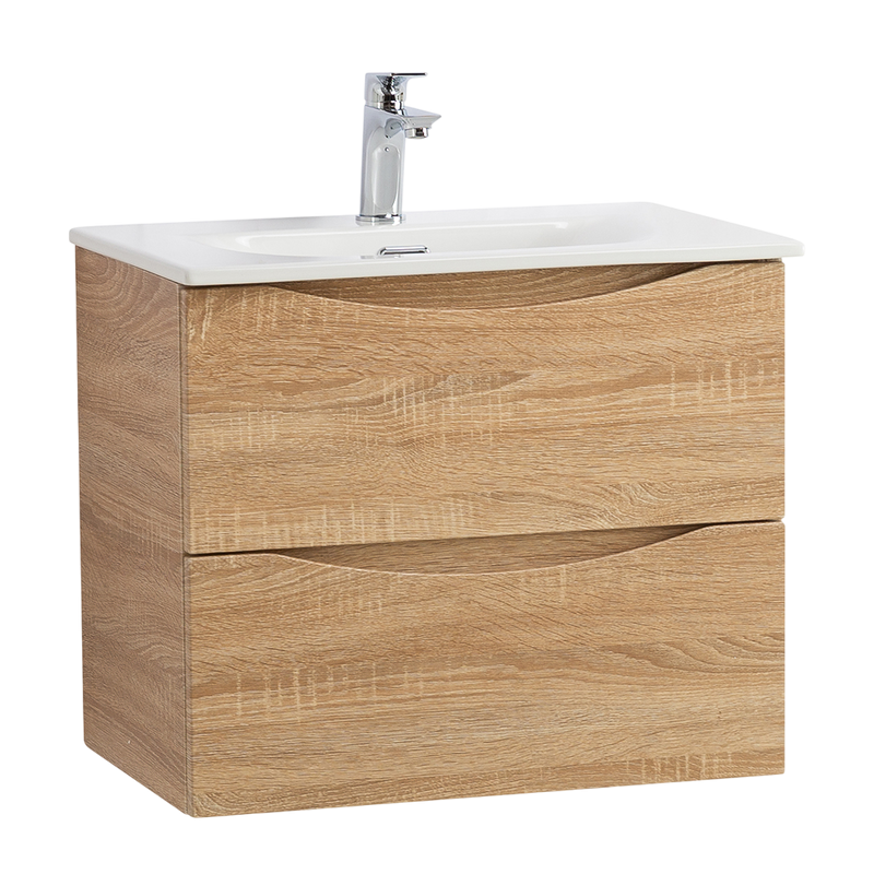 Тумба под раковину BelBagno Marino-cer-mini 70 подвесная, rovere bianco