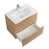 Тумба под раковину BelBagno Marino-cer-mini 70 подвесная, rovere bianco