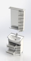 Мебельная раковина Aquanet Shenxin 60 0060