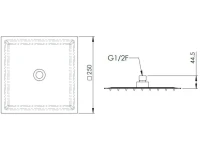 Верхний душ Remer SS357UFS25X Верхний душ Remer SS357UFS25X