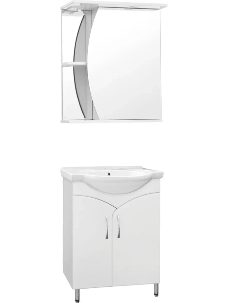 Тумба с раковиной Style Line Эко Стандарт №15 60 белая