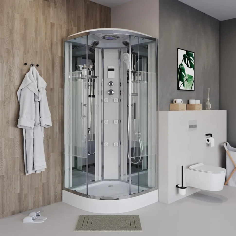 Душевая кабина Niagara Ultra NG-702-01 100х100, с низким поддоном