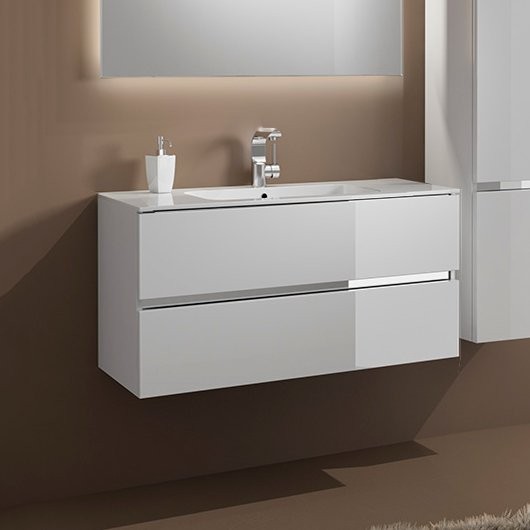 Мебель для ванной комнаты Sanvit Кубэ -2 60 белый глянец