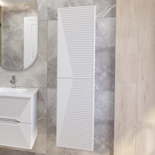 Шкаф пенал для ванной Caprigo Modo Terza 35 R белый