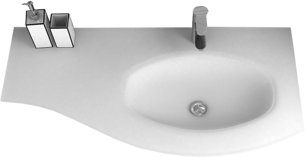 Мебельная раковина Cezares Sting 104 R extra light