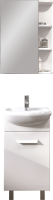 Тумба под раковину без столешницы Vigo Hoska 45 1 дверца, белая