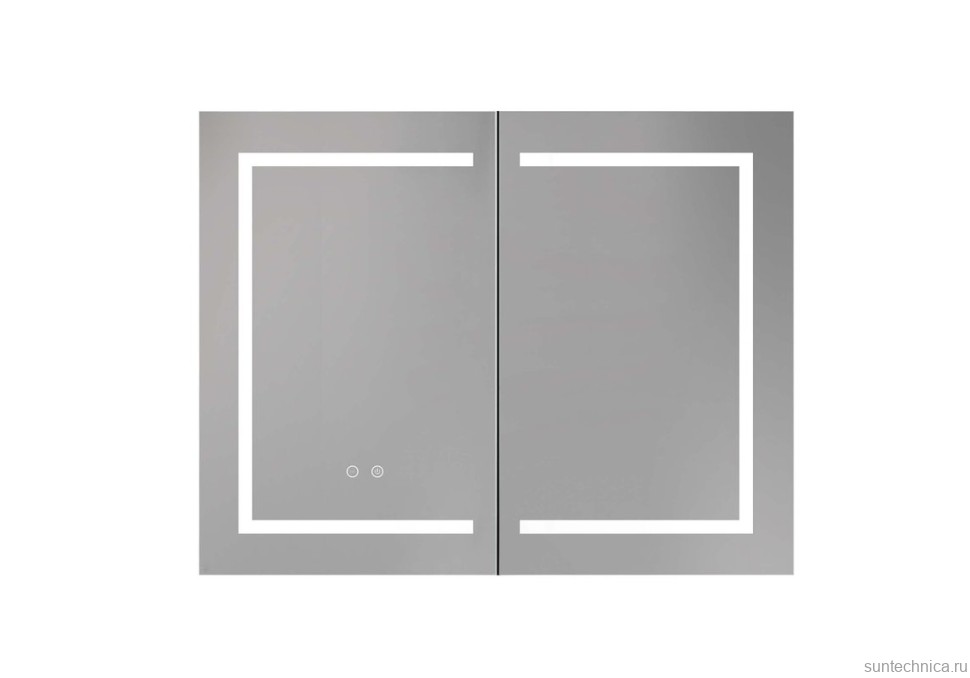 Зеркало-шкаф AQUATEK AQ7904-MLC 90 с подсветкой